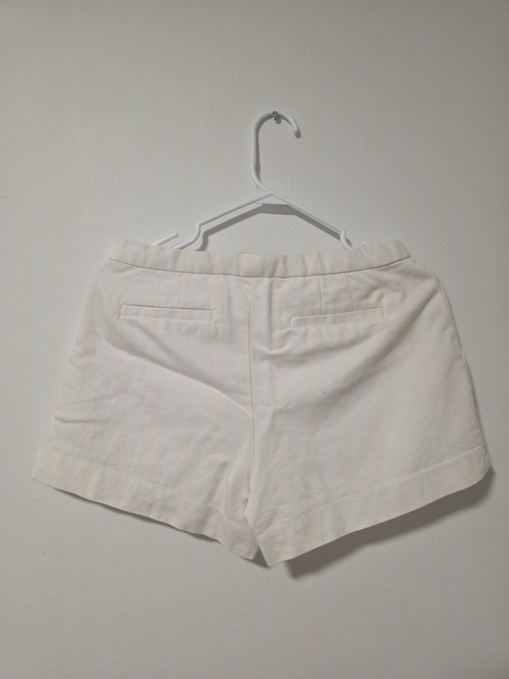 J.Crew Tailored Loop-Less White Structured Shorts - Picture 4 of 5
